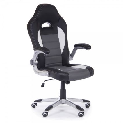 Kancelářské křeslo Tech Plus, černá / šedá