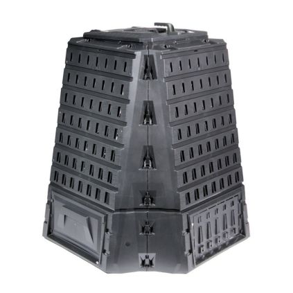 Kompostér, 900 l, černá