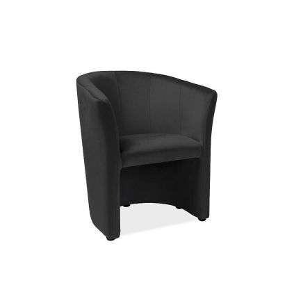 Křeslo Cuba Velvet, černá