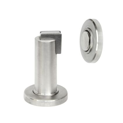 Magnetická dveřní zarážka RK.ZAR.008, nerez