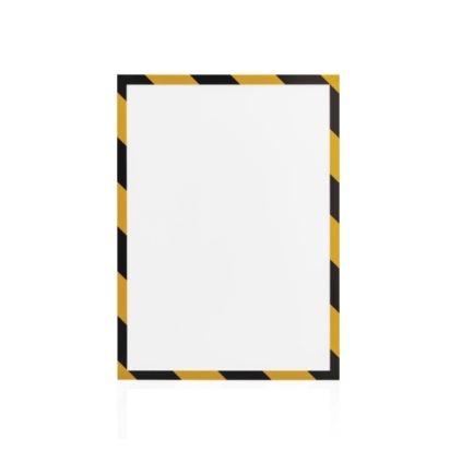 Magnetický bezpečnostní rámeček Magnetofix A4 - 5 ks/bal, žlutá