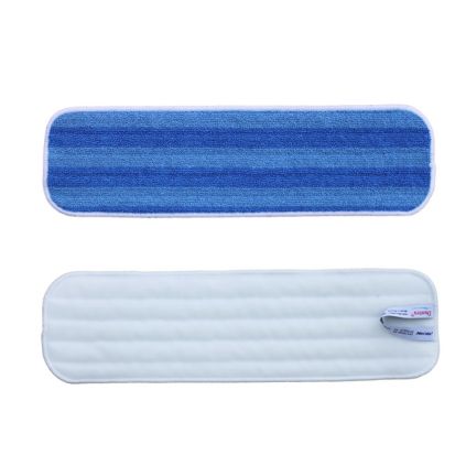 Mop na suchý zip Premium, 47 cm - mikrovlákno, modrá