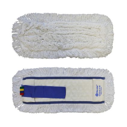 Mop s kapsami Optimum, 40 cm - bavlna, bílá