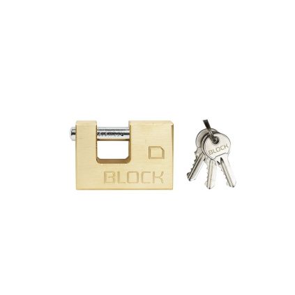 Mosazný visací zámek RV BLOCK 60, mosaz