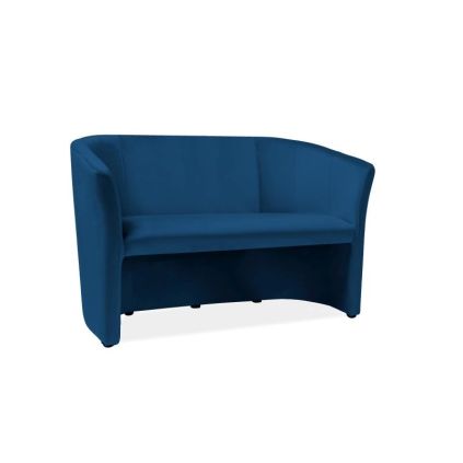 Pohovka Cuba Velvet, dvojsedák, modrá (výprodej)