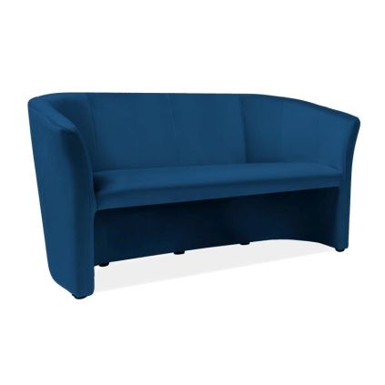 Pohovka Cuba Velvet, trojsedák, modrá (výprodej)