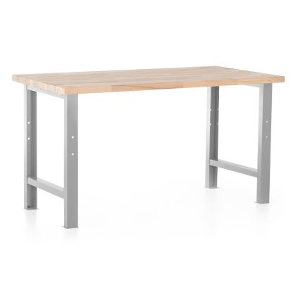 Dílenský stůl Basic, 150 x 80 cm, šedá - ral 7038