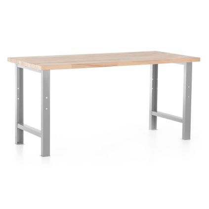 Dílenský stůl Basic, 170 x 80 cm, šedá - ral 7038