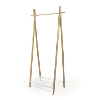 Stojan na šaty Compactor Bamboo Stender, přírodní dřevo