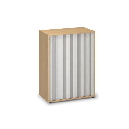 Střední žaluziová skříň ProOffice 80 x 45 x 106,3 cm, buk