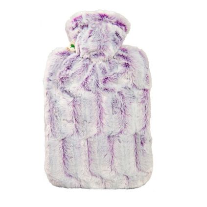 Termofor Hugo Frosch Classic s umělou kožešinou 1,8 l, fialová