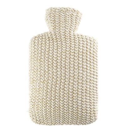 Termofor Hugo Frosch Classic v lurexovém obalu, 1,8 l, béžová