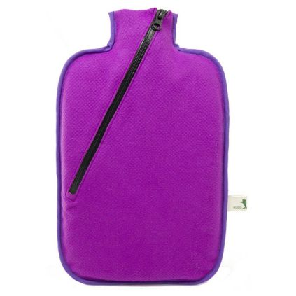 Termofor Hugo Frosch Eco Classic Comfort softshellový obal, 2 l, fialová
