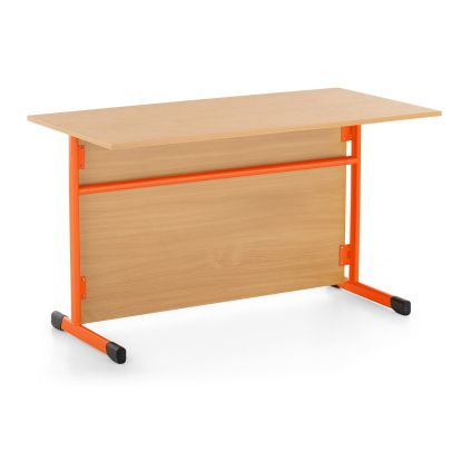 Učitelská katedra bez šuplíku, oranžová - ral 2004