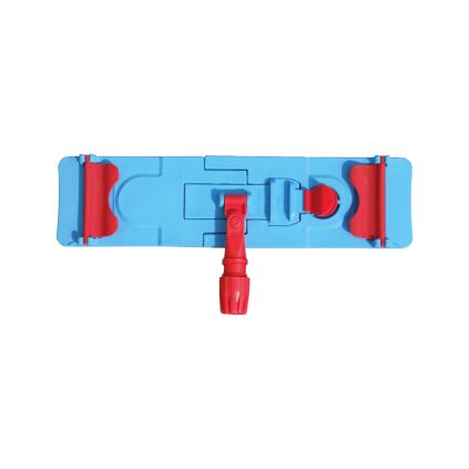 Úchyt na mop se záložkami Economy, 50 cm, modrá