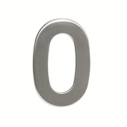 Domovní číslo "0", RN.95L, nerez