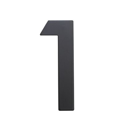 Domovní číslo "1", RN.75L, černá