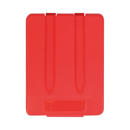 Víko pro koš na tříděný odpad, červená
