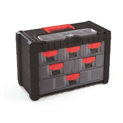 Zásuvkový organizér 40 × 20 × 26 cm, černá