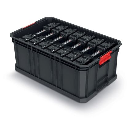 Přepravní box C, 52 × 32,9 × 21 cm, 7 organizérů, černá