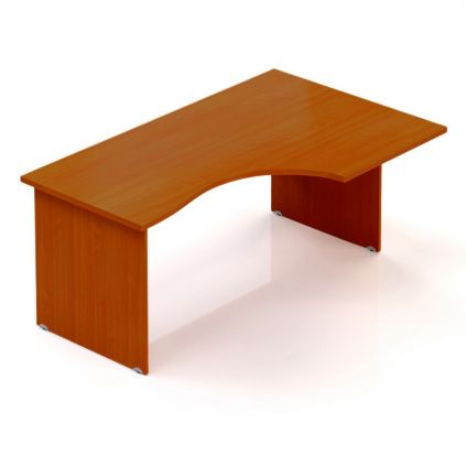 Ergonomický stůl Visio 160 x 100 cm, pravý, třešeň