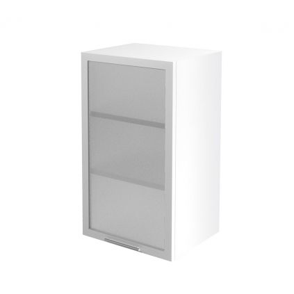 Horní skříňka skleněná Vento GV-40/72 levá, bílá