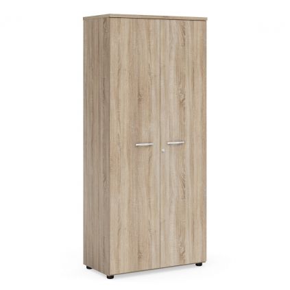 Vysoká šatní skříň Praktik 80 x 40 x 182,1 cm, dub sonoma