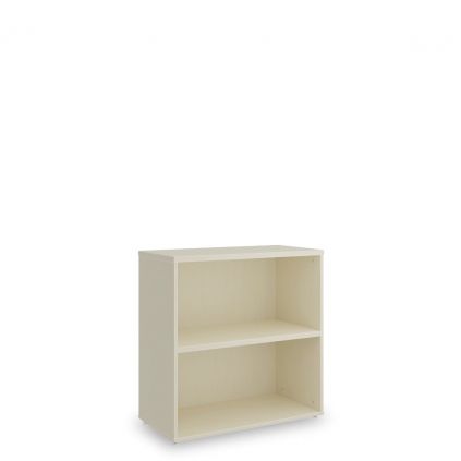 Nízká skříň SimpleOffice 80 x 40 x 80 cm, bříza