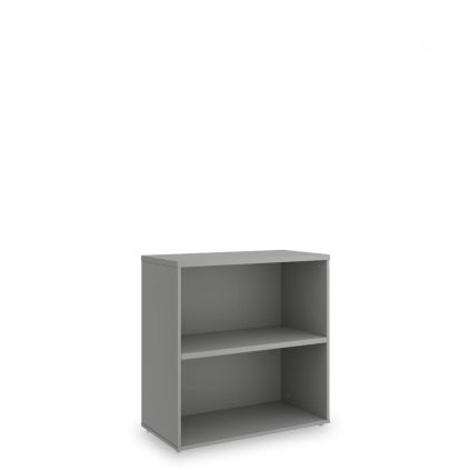Nízká skříň SimpleOffice 80 x 40 x 80 cm, šedá