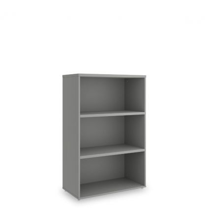 Střední skříň SimpleOffice 80 x 40 x 120 cm, šedá