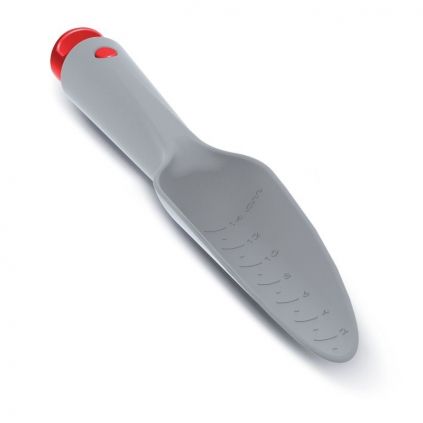 Zahradní lopatka úzká, ABS plast, šedá