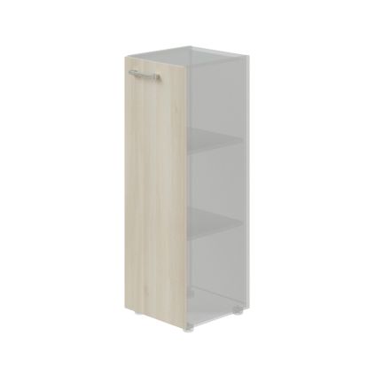 Dveře na skříň TopOffice 39,9 x 40,4 x 119,5 cm, pravé, akát světlý