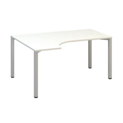 Ergonomický stůl ProOffice B 180 x 120 cm, levý, bílá