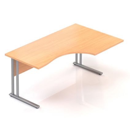 Ergonomický stůl Visio 160 x 100 cm, pravý, buk