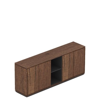 Nízká skříň Creator 202,2 cm, policová s regálem, více variant