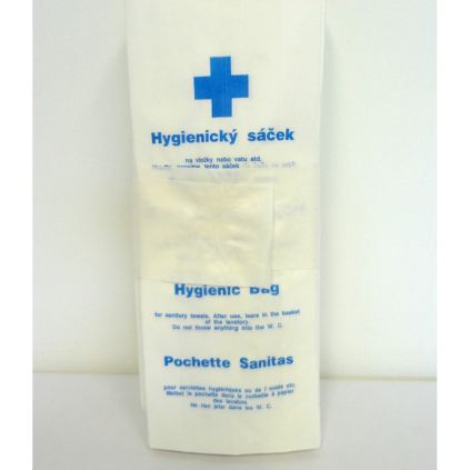 Hygienické sáčky 100 ks, bílá
