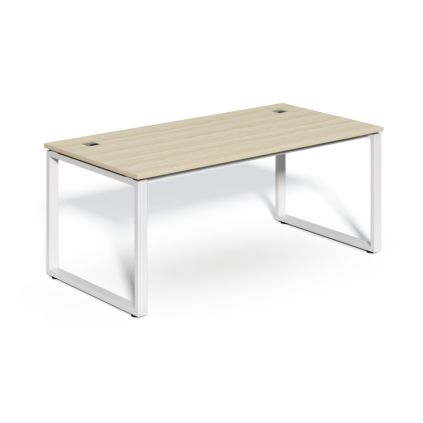 Stůl SimpleOffice 180 x 90 cm, dub světlý / bílá