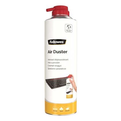 Stlačený vzduch na čištění klávesnic Fellowes 400 ml, čirá