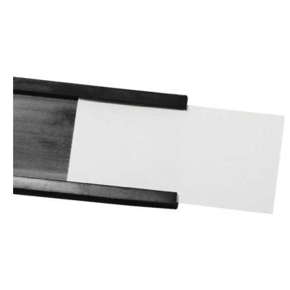 Etikety s fólií pro C-profil Magnetoplan 30 mm, bílá