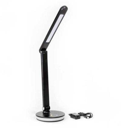 Stolní lampa Platinet 12 W, RGB osvětlení + USB, černá