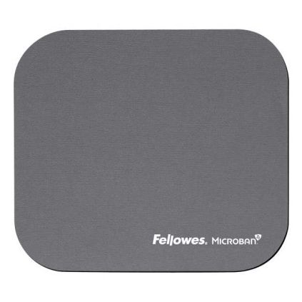 Podložka pod myš Fellowes Microban, stříbrná