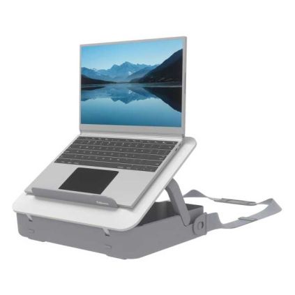 Kufřík a stojan na laptop Fellowes BREYTA, bílá