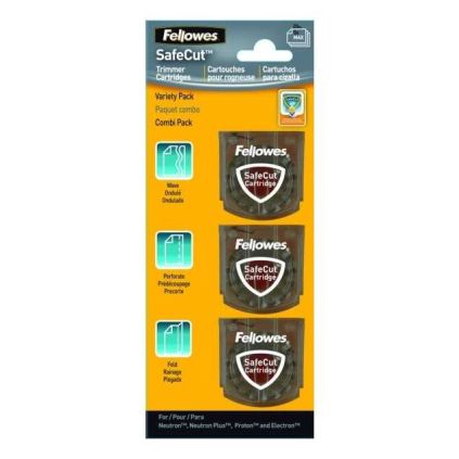 Rotační nástroj pro řezačky Fellowes Electron, Proton, Neutron - 3 ks, stříbrná