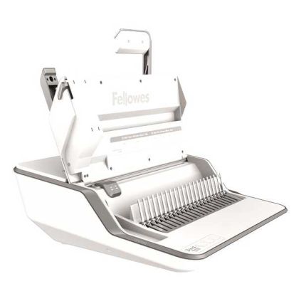 Fellowes Lyra 3v1 - vazač + sešívačka + děrovačka, bílá