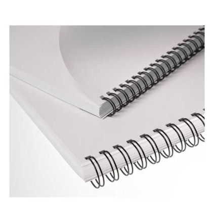 Kovové hřbety Eurosupplies (3/1") 8 mm - 100 ks, černá