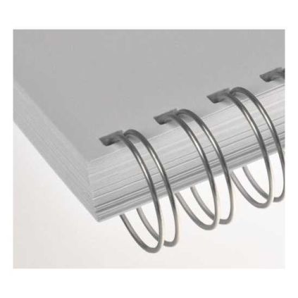 Kovové hřbety RENZ (2/1") 11 mm - 100 ks, stříbrná