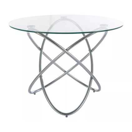 67685 jidelni stul acuto cira stribrna