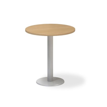 Jednací stůl ProOffice, průměr 70 cm, buk