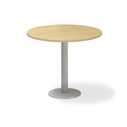 Jednací stůl ProOffice, průměr 90 cm, divoká hruška