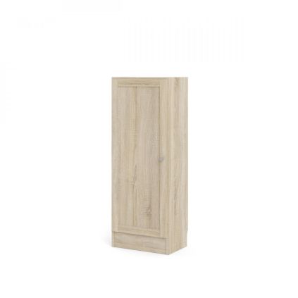 Skříň Bask 40,6 x 28,3 x 107,2 cm, dveře dřevo, dub sonoma